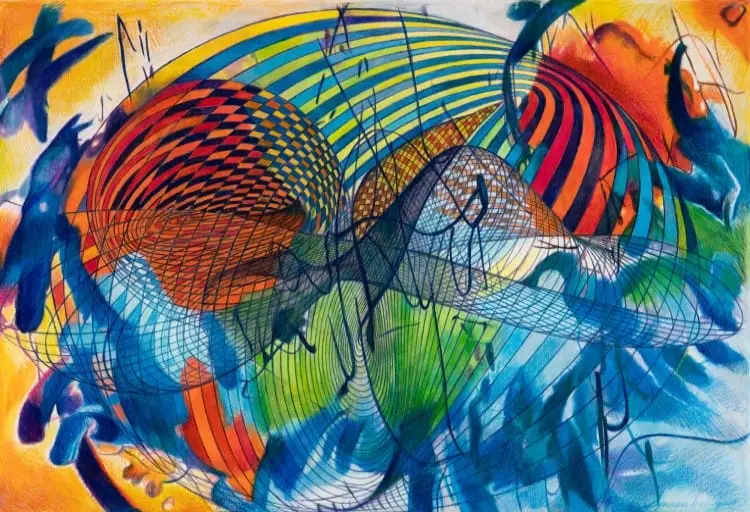 Rappresentazione artistica di Ansia e stress