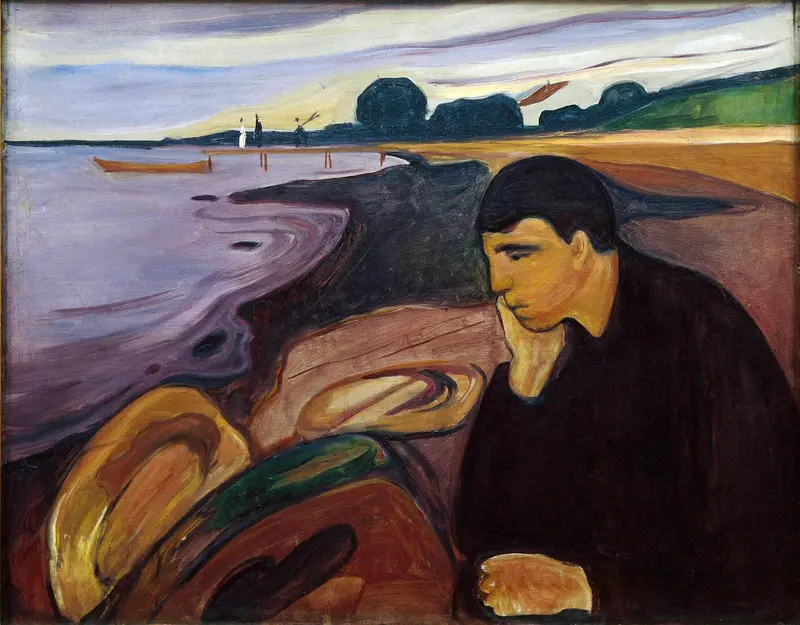 Melanconia di Edvard Munch - Lutto e perdita